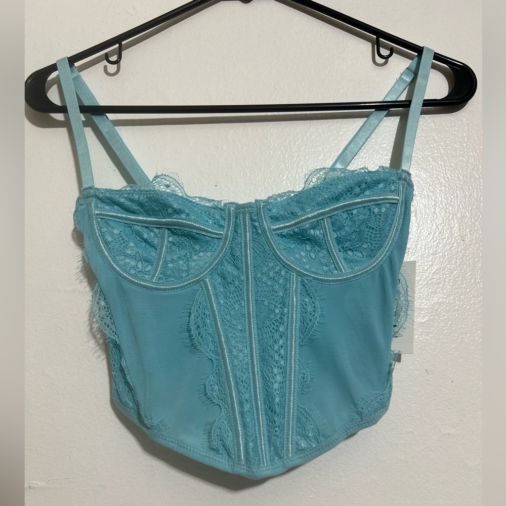PACSUN Blue Lace Corset Top | NEW | Going Out Tops